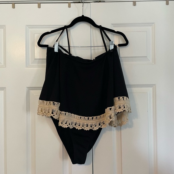 Rad swim Chloe crochet ruffle tankini - Picture 3 of 11